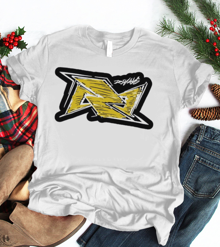 Rivals Scribble Yellow Black Riot Green Graffiti T-Shirt