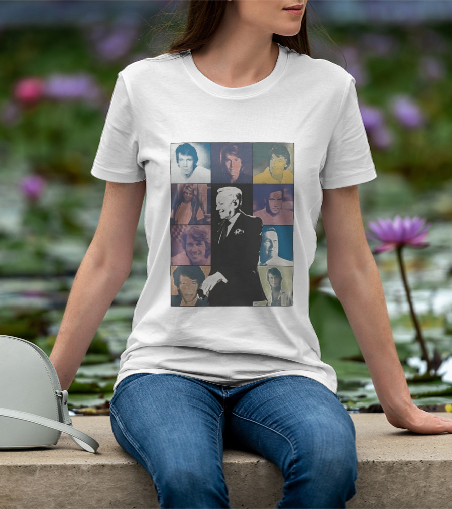 Roland Kaiser Ein Leben Für Die Musik Pop Art Tribute Collage T-Shirt