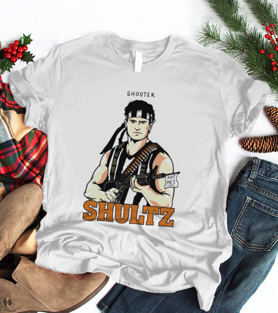 Shooter Shultz Hot Pies Rambo Movie T-Shirt
