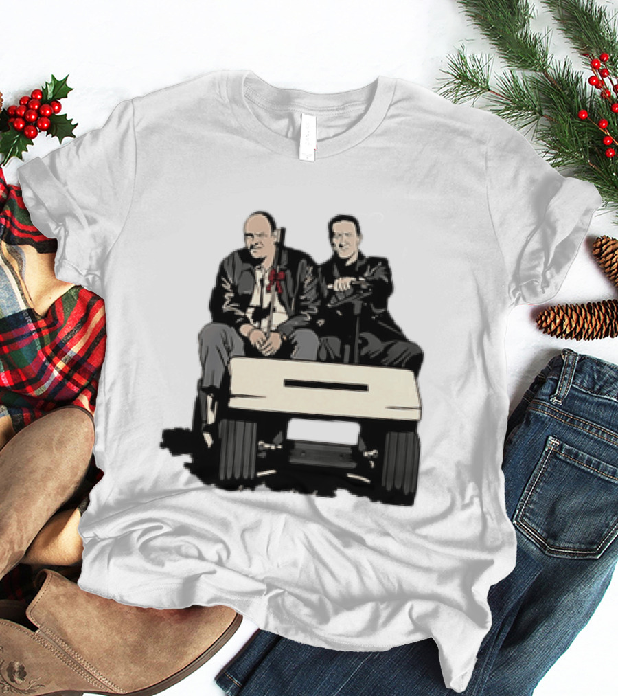The Sopranos Tony Soprano Furio Giunta Riding Golf Cart Scene T-Shirt