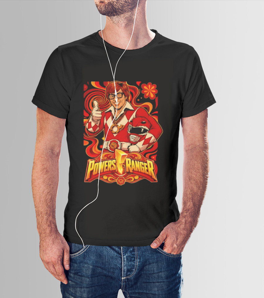 Powers Ranger Austin Powers Power Rangers T-Shirt