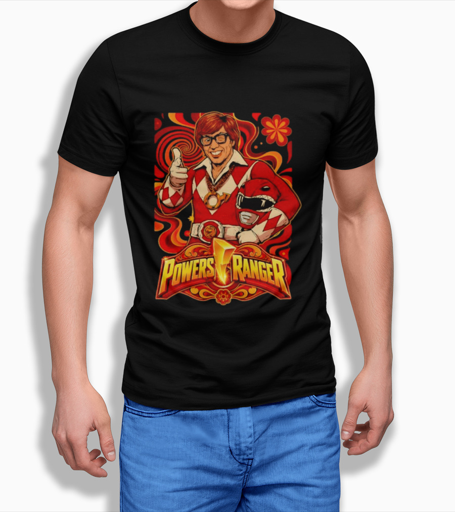Powers Ranger Austin Powers Power Rangers T-Shirt