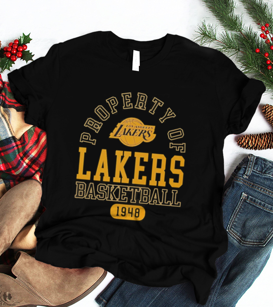 Property Of Los Angeles Lakers Basketball 1948 T-Shirt