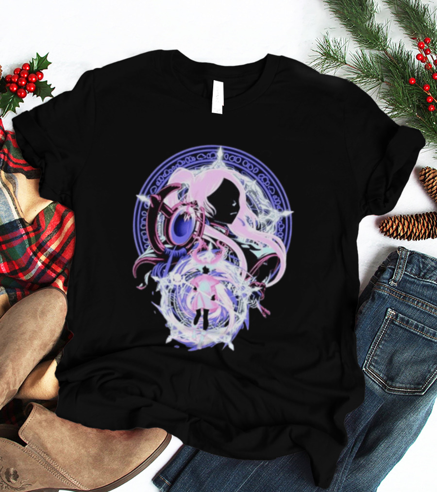 Frieren Beyond Journey's End Anime Character Art With Magical Circle T-Shirt