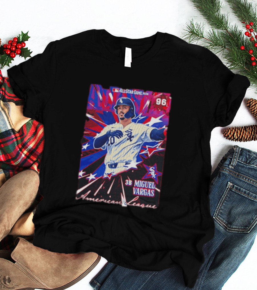 MLB All Star Game 2026 Miguel Vargas Chicago White Sox 3B American League 96 T-Shirt