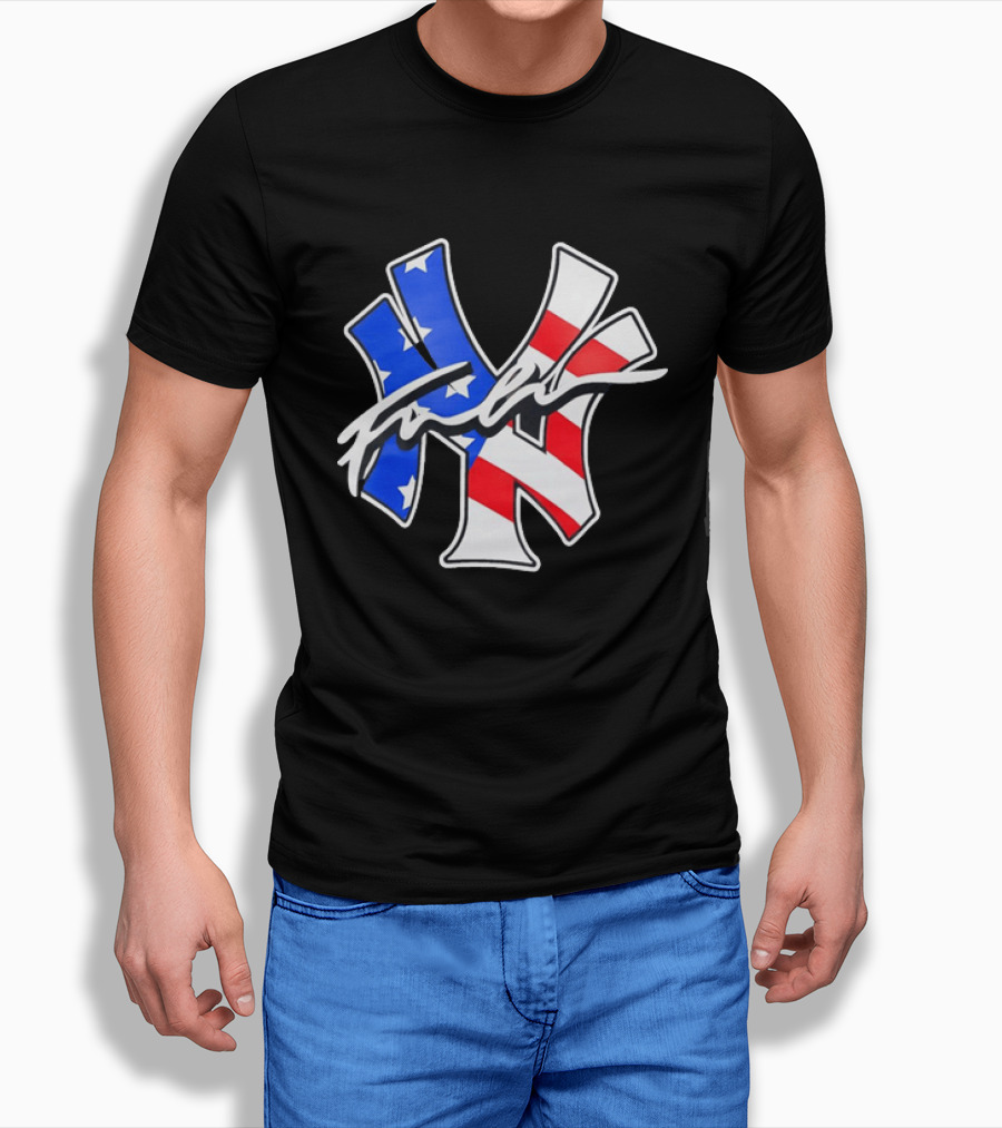 MLB New York Yankees Stars And Stripes American Flag T-Shirt