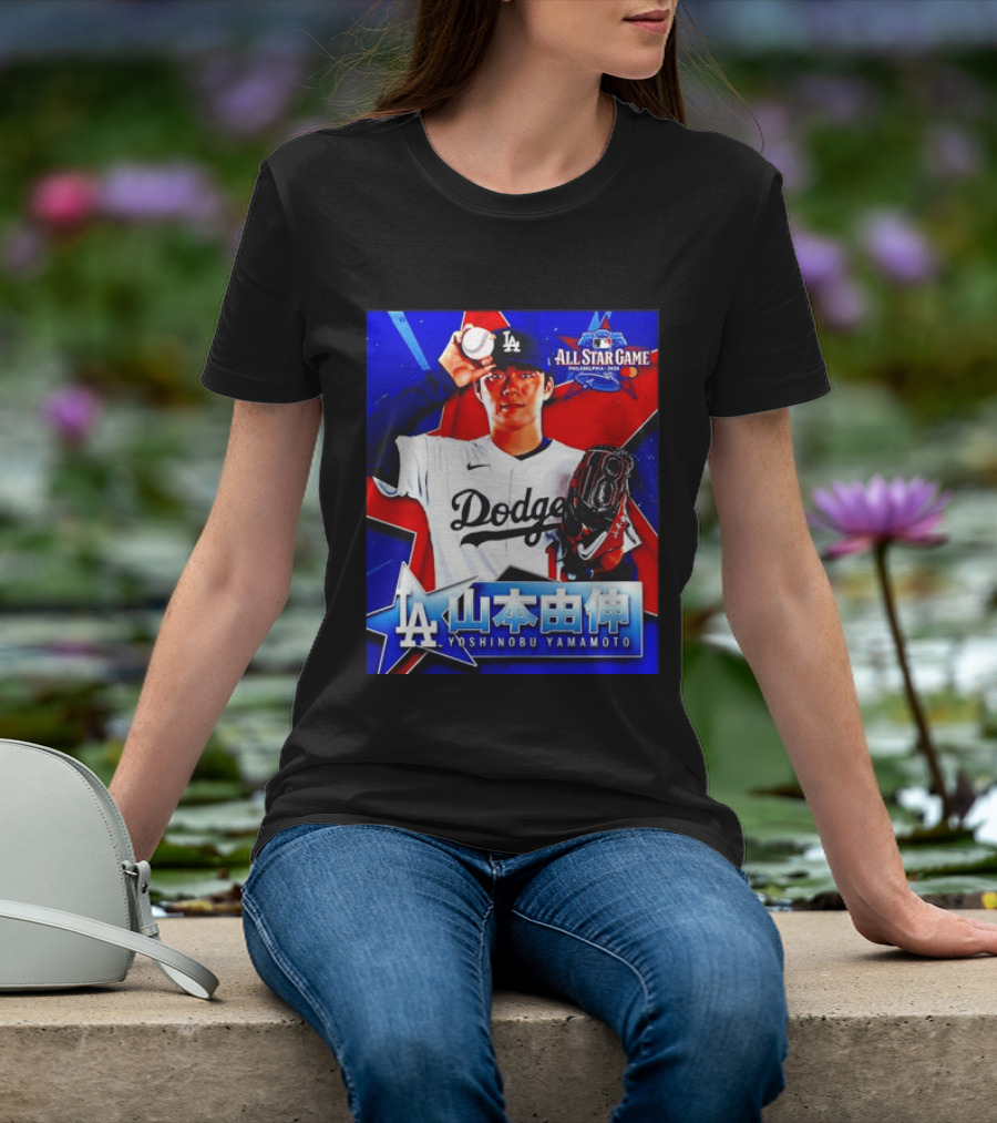 Los Angeles Dodgers Yoshinobu Yamamoto 2026 All Star Game Baseball T-Shirt