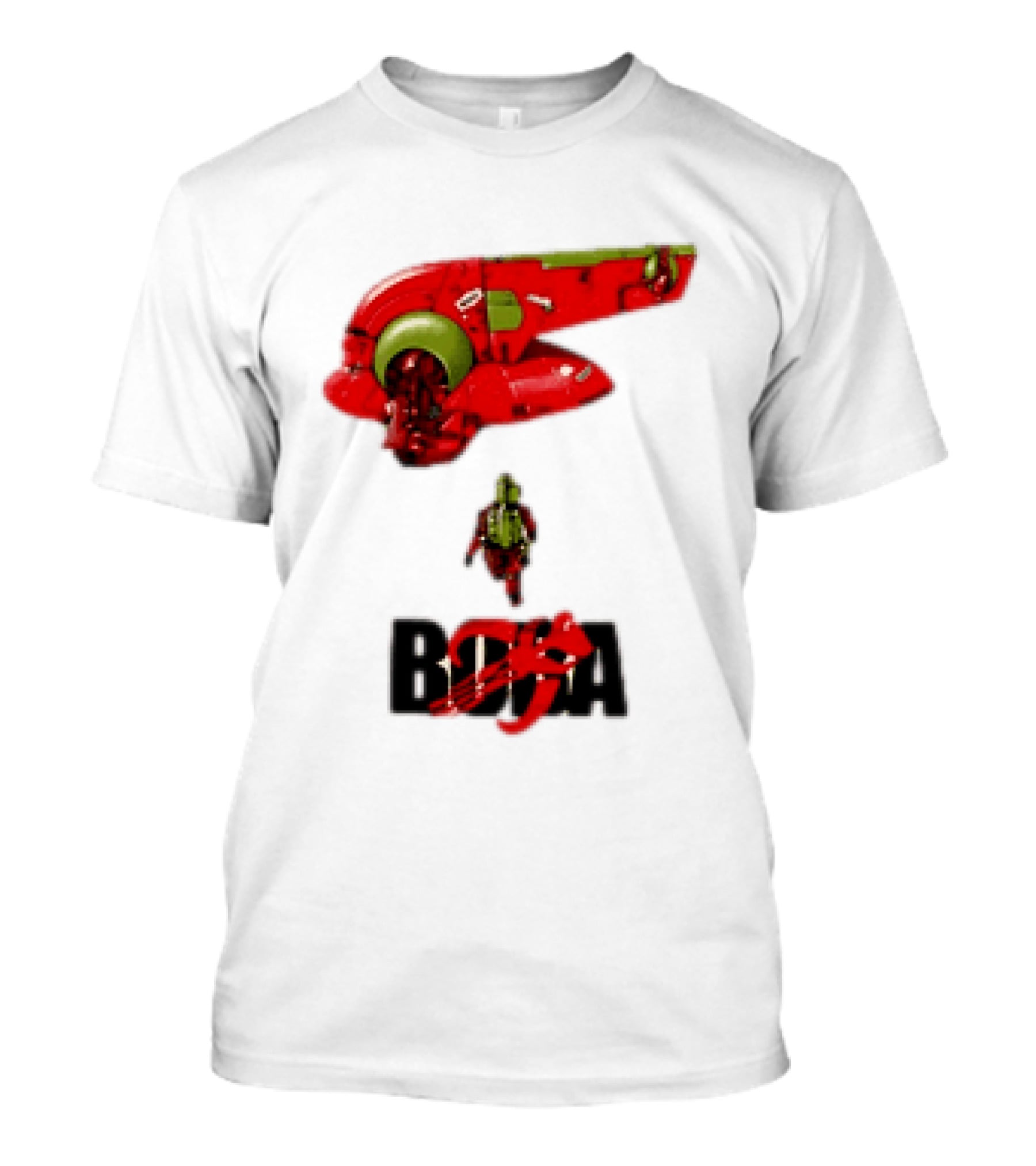 Bobakira Star Wars Boba Fett Mashup Slave I Spaceship And Armor T-Shirt
