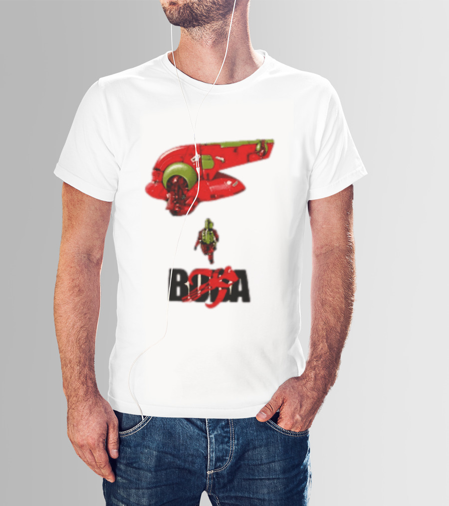 Bobakira Star Wars Boba Fett Mashup Slave I Spaceship And Armor T-Shirt