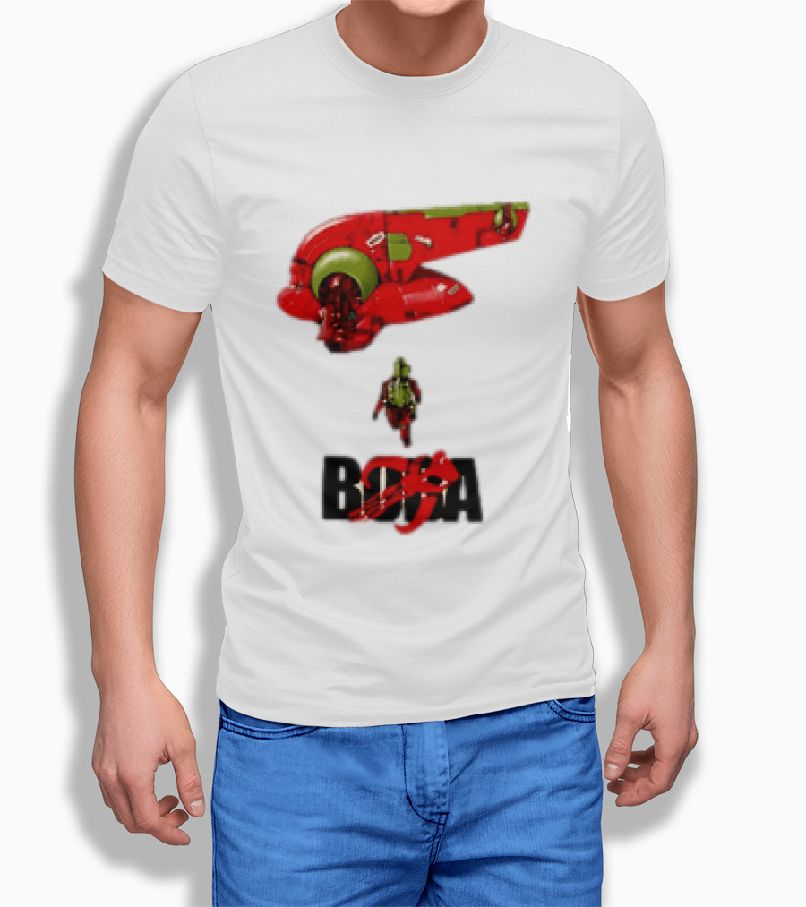 Bobakira Star Wars Boba Fett Mashup Slave I Spaceship And Armor T-Shirt