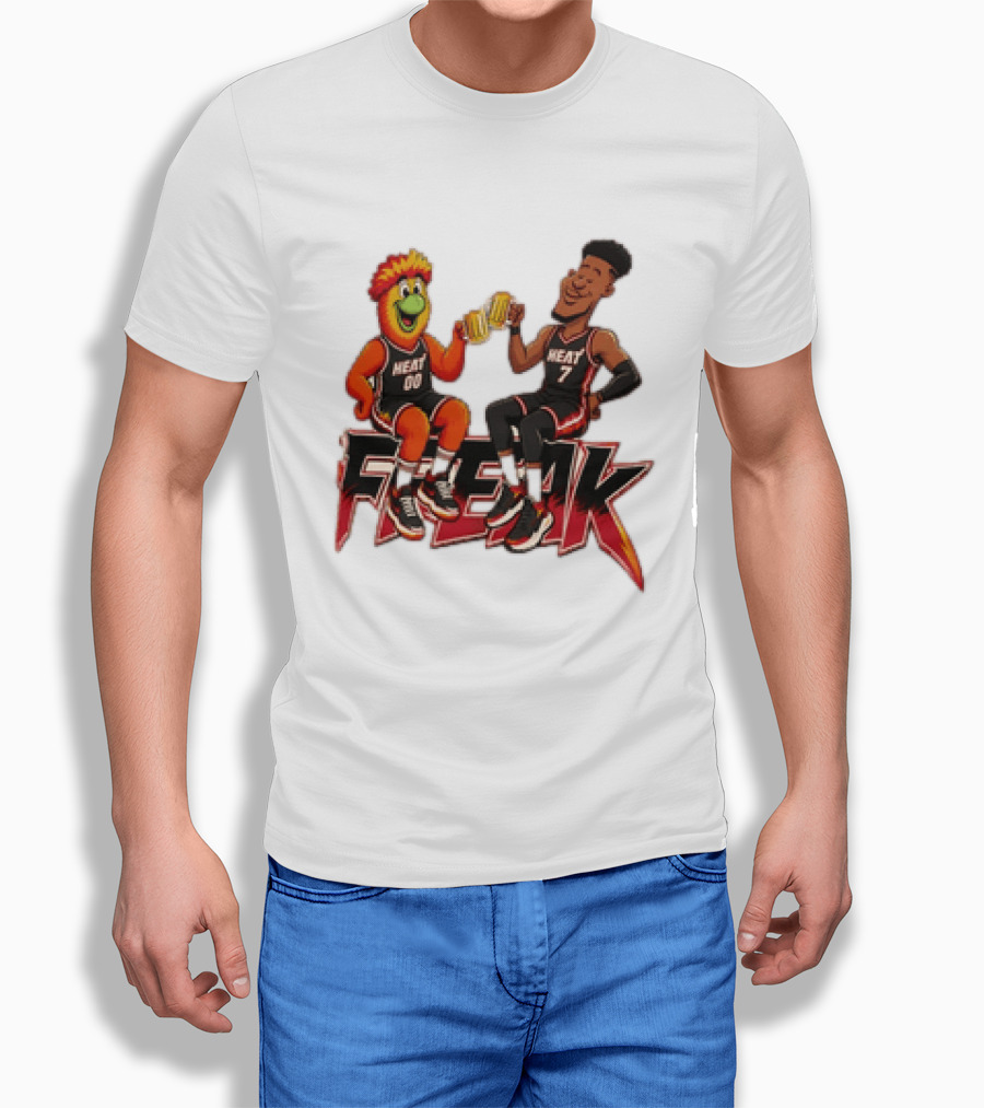 Cheers To The Freak Heat Giannis Burnie Miami T-Shirt