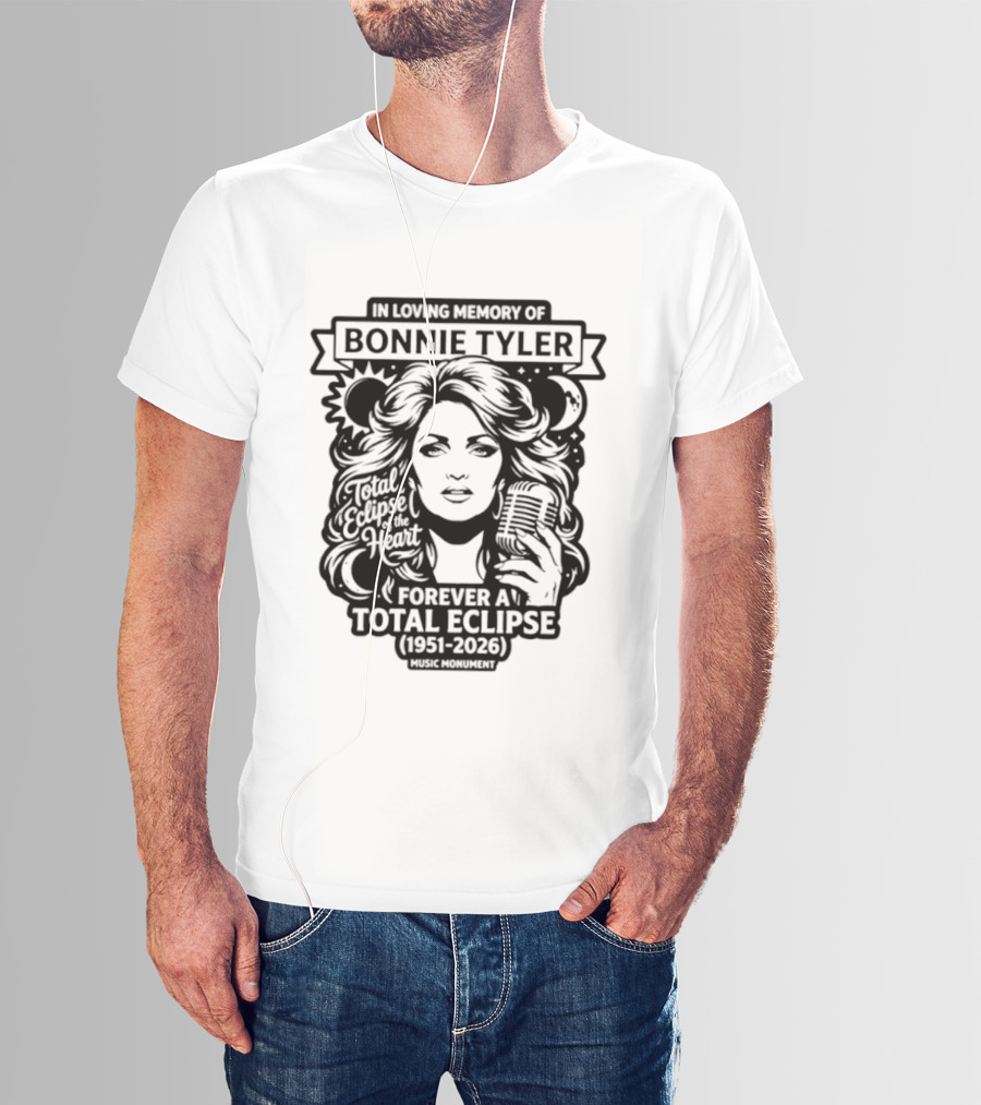 Bonnie Tyler Forever A Total Eclipse 1951 2026 T-Shirt