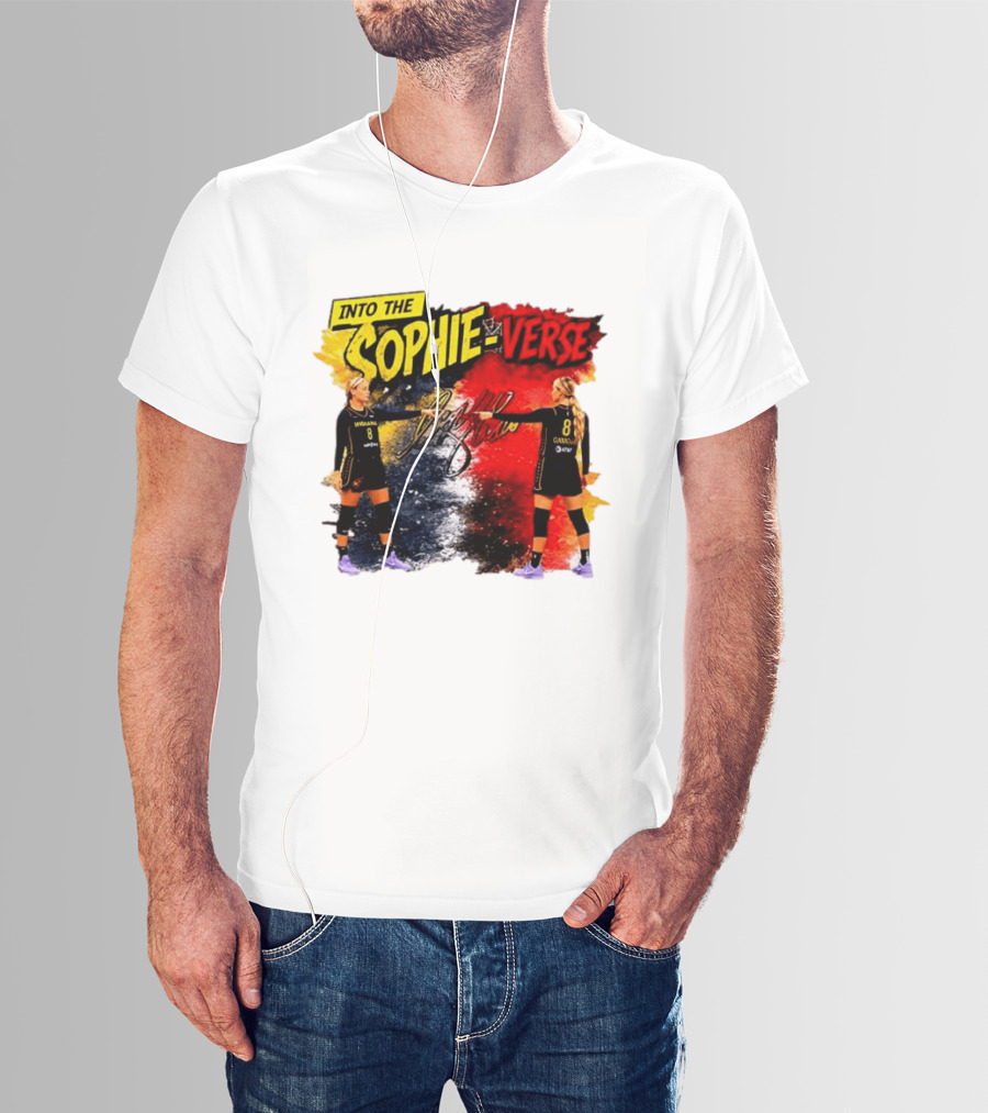 Into The Sophie Verse Sophie Cunningham Indiana Fever WNBA T-Shirt