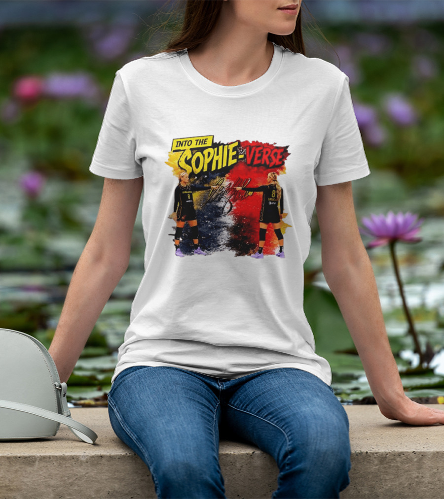 Into The Sophie Verse Sophie Cunningham Indiana Fever WNBA T-Shirt