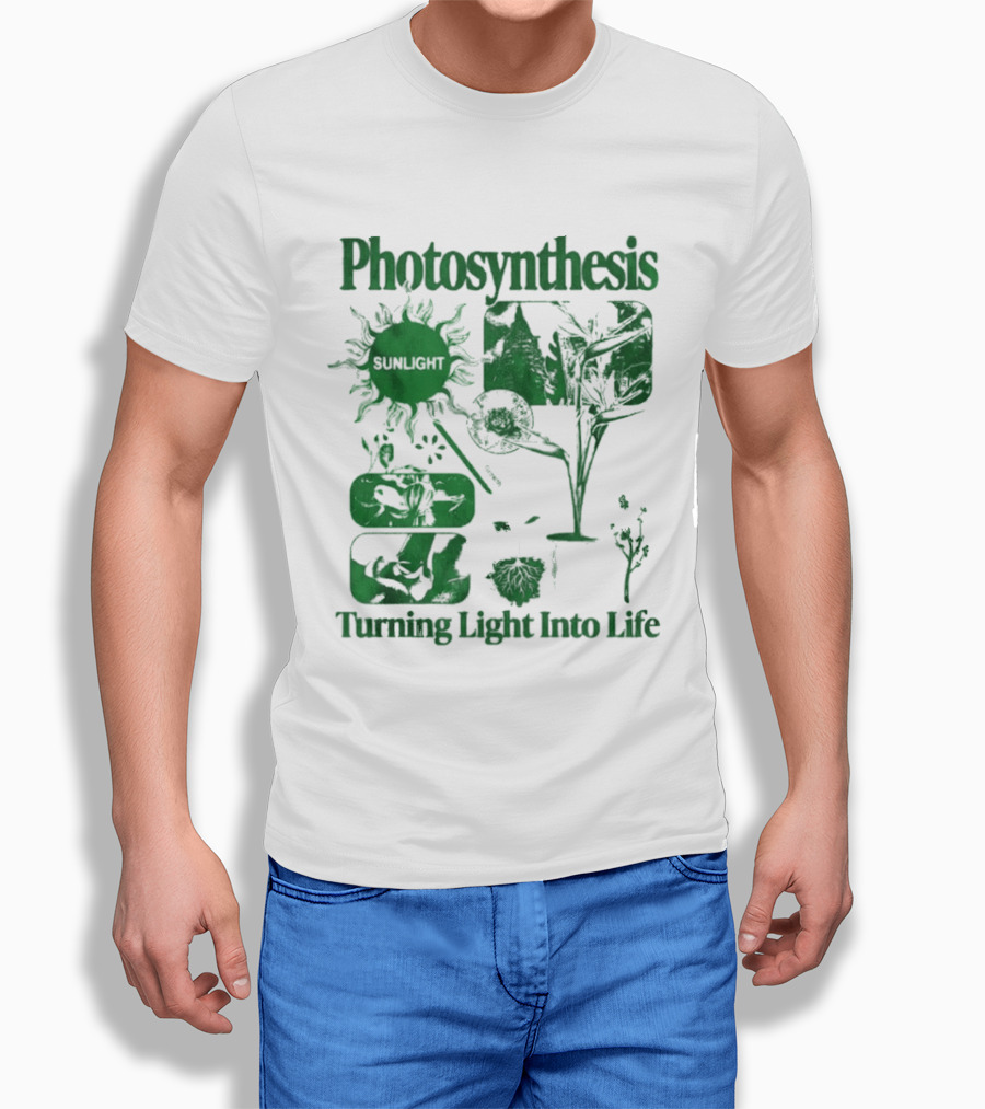 Photosynthesis Turning Light Into Life Science Botanical Diagrams T-Shirt