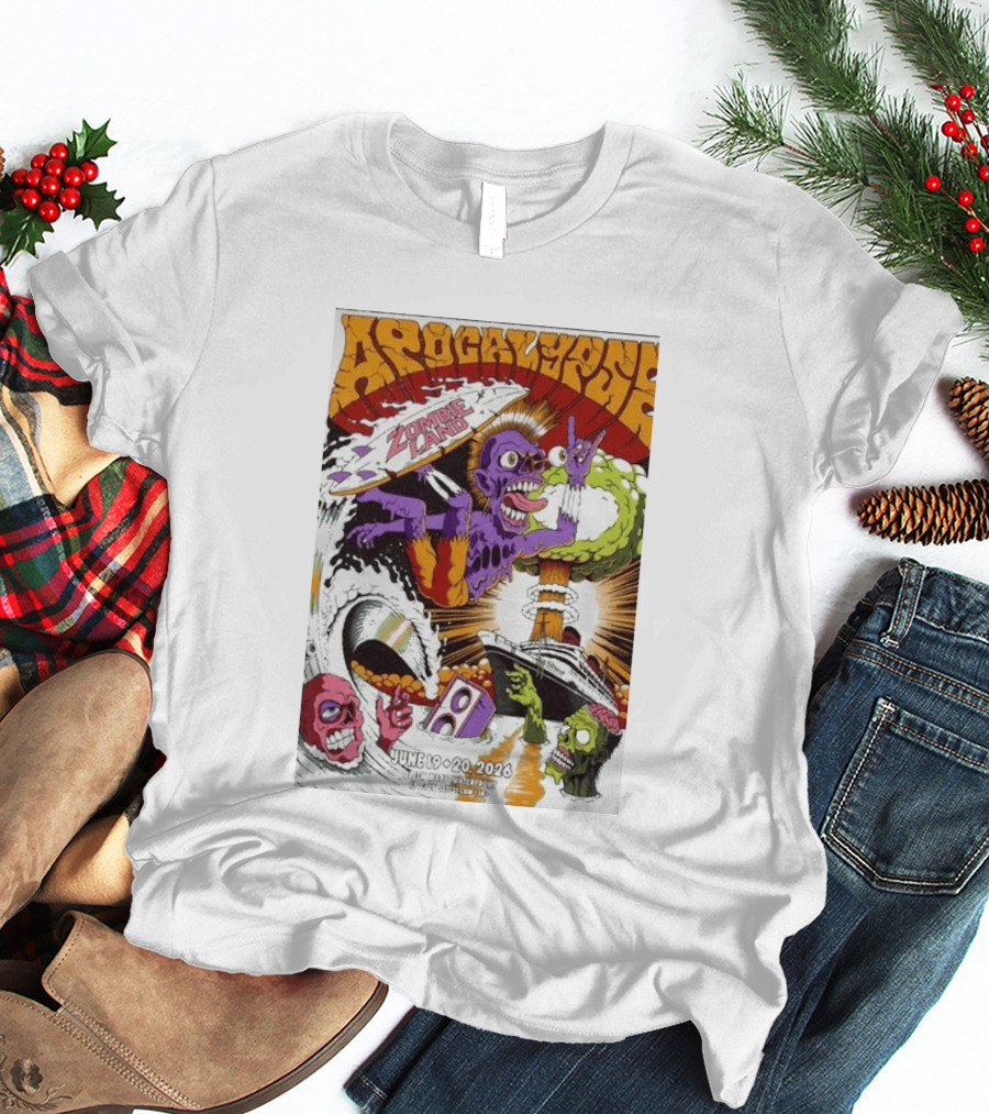 Zombie Land Apocalypse June 19 20 2026 Waterfront Event T-Shirt
