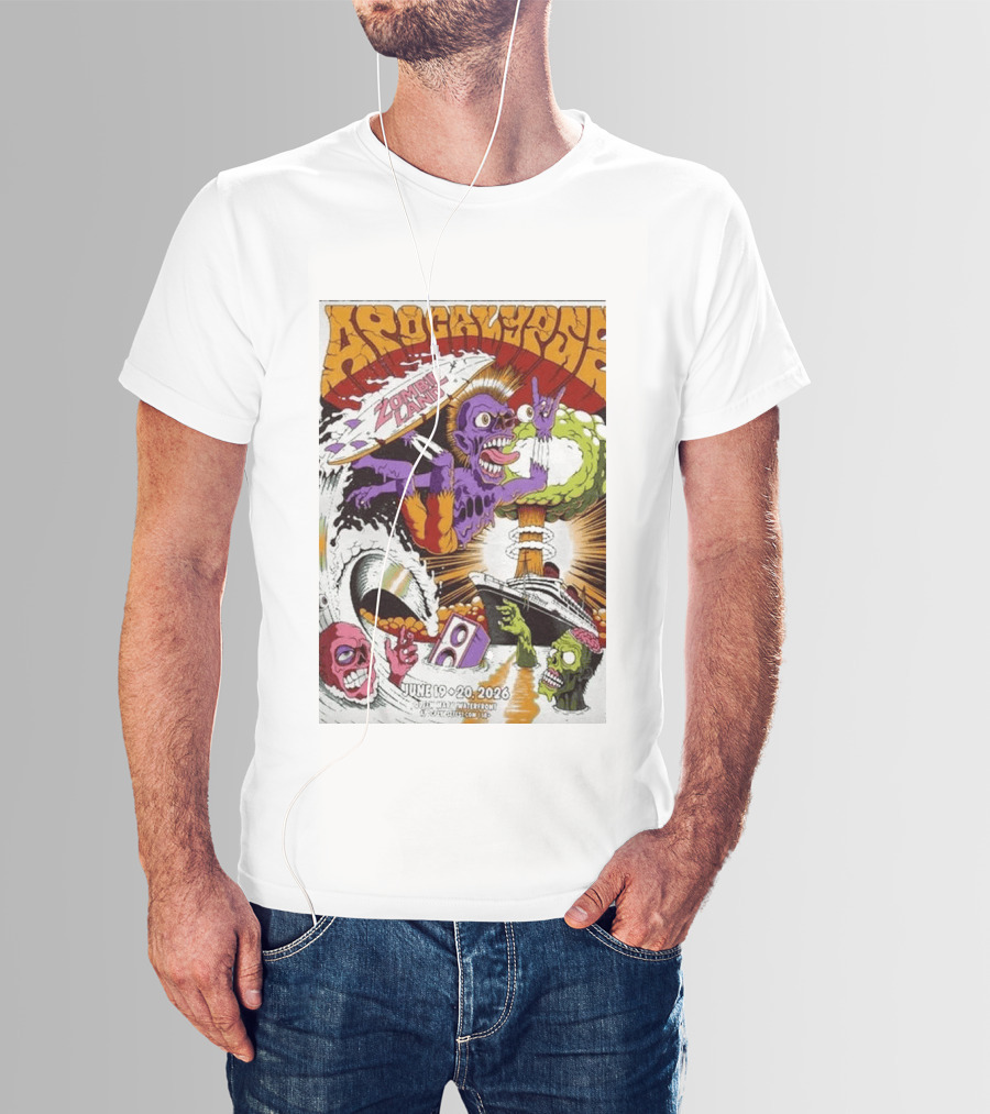 Zombie Land Apocalypse June 19 20 2026 Waterfront Event T-Shirt