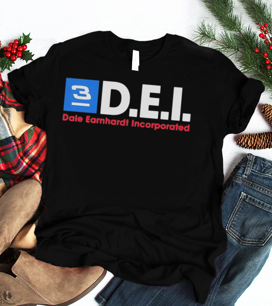 Dale Earnhardt Incorporated DEI 3 Racing Number T-Shirt