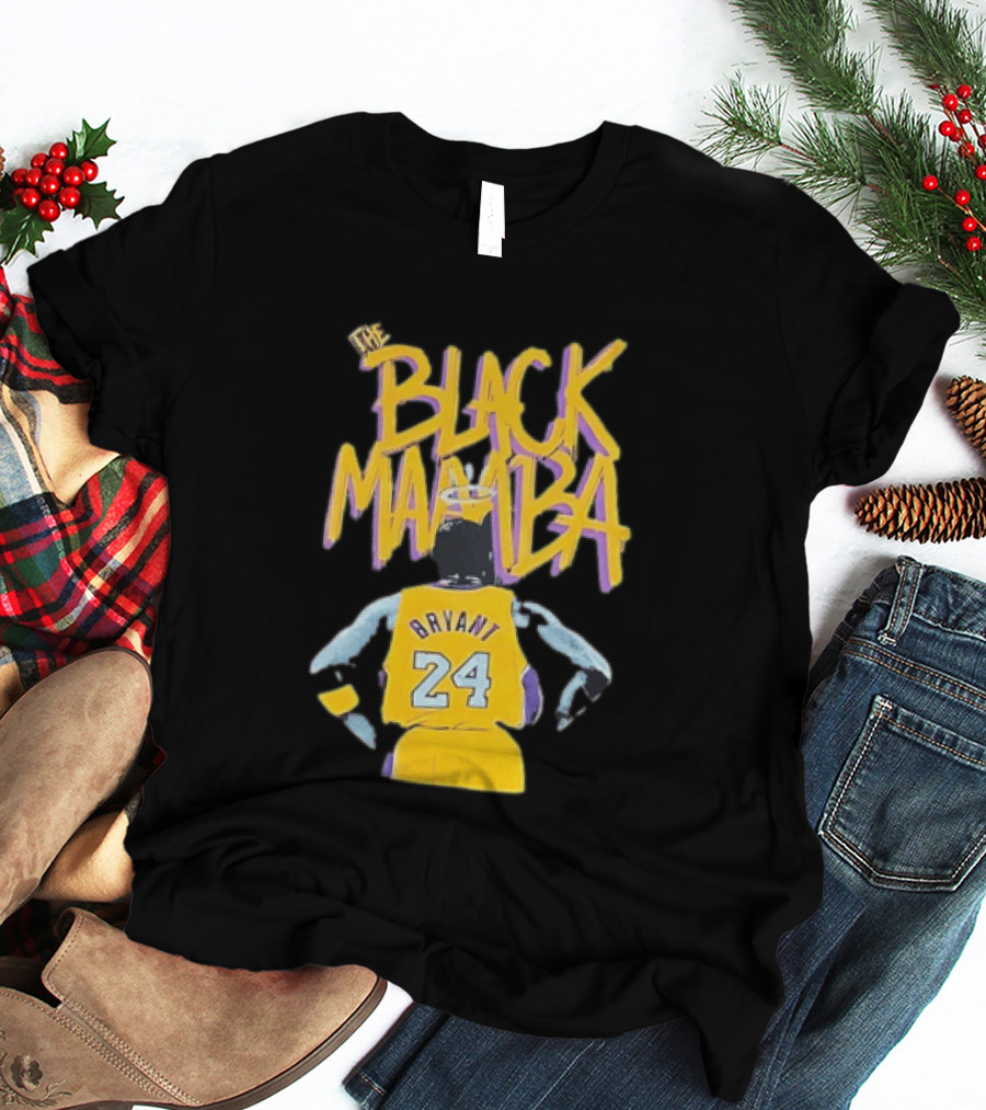 The Black Mamba Bryant 24 Los Angeles Lakers T-Shirt