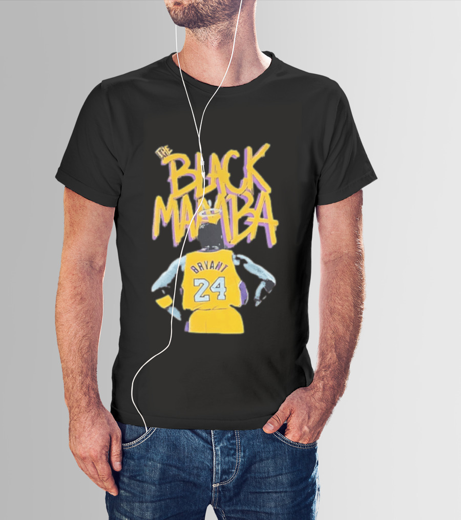 The Black Mamba Bryant 24 Los Angeles Lakers T-Shirt