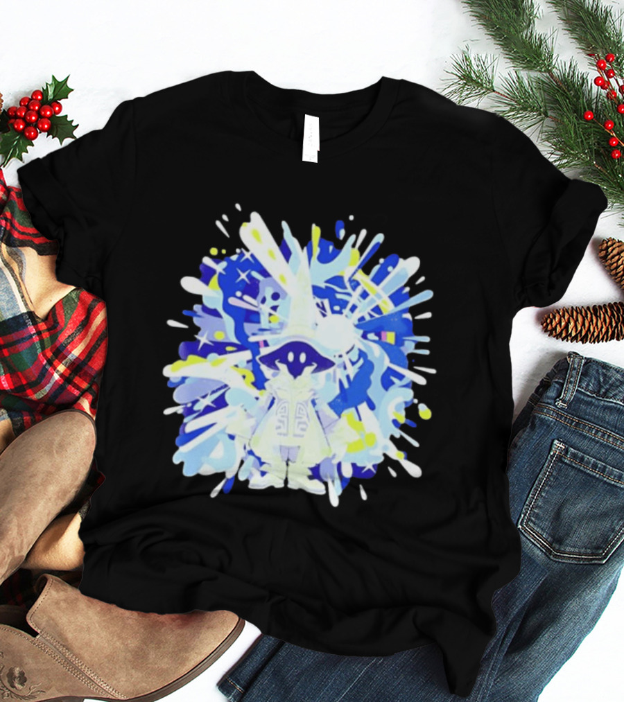 Vivi Ornitier Final Fantasy Black Mage Magic Stars Explosion T-Shirt