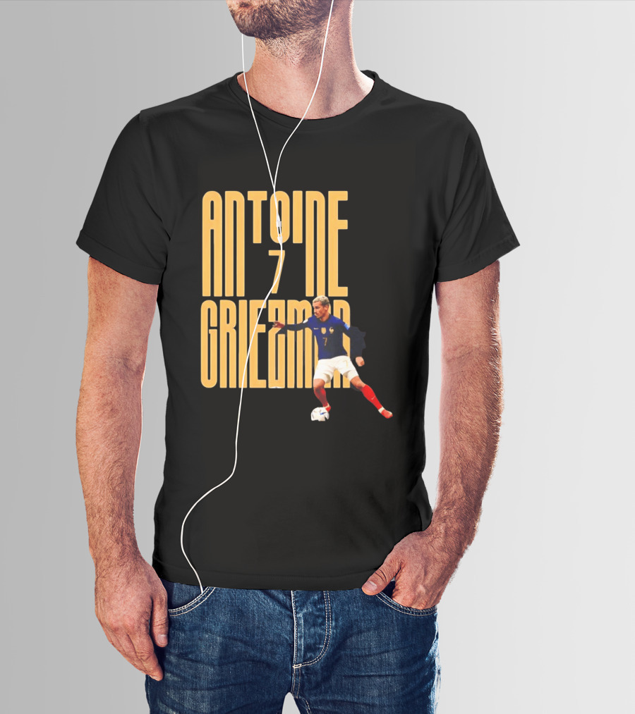 Antoine Griezmann 7 France Football Dribbling T-Shirt
