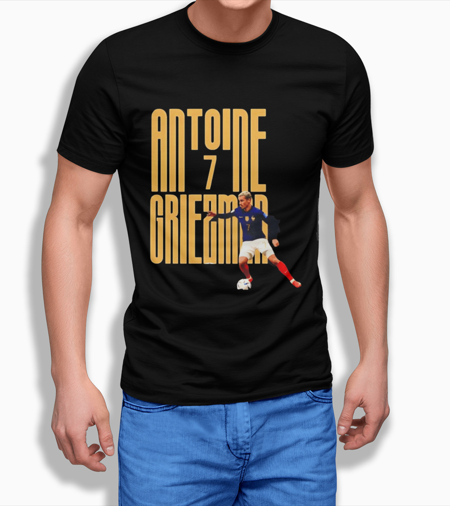 Antoine Griezmann 7 France Football Dribbling T-Shirt