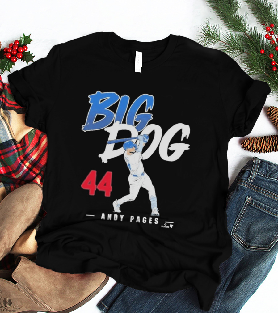 MLB Los Angeles Dodgers Andy Pages 44 Big Dog T-Shirt