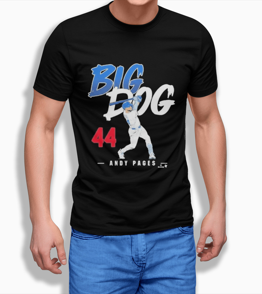 MLB Los Angeles Dodgers Andy Pages 44 Big Dog T-Shirt