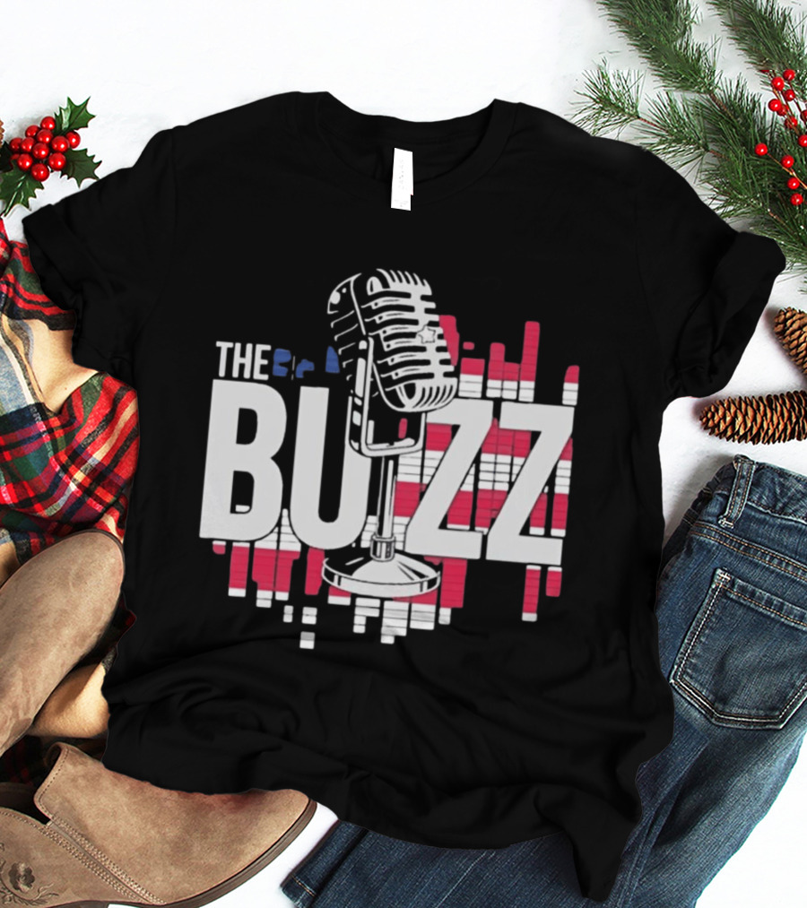 Podcast The Buzz Microphone T-Shirt