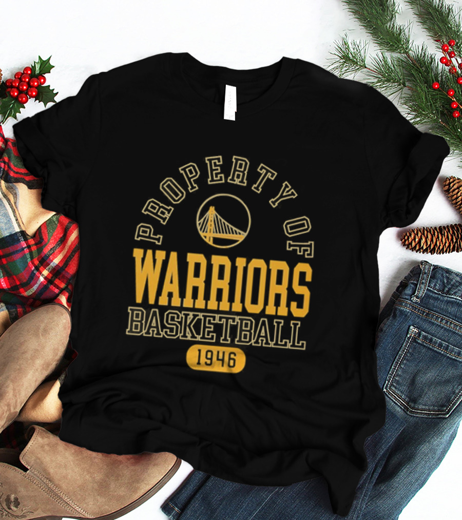 Property Of Warriors Basketball 1946 Golden State Iconic Team Heritage T-Shirt