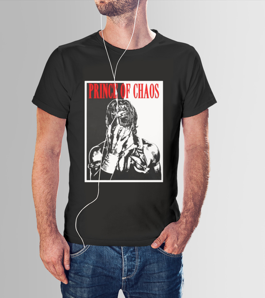 Shado Jr Prince Of Chaos Wrestling Lucha Libre Masked Wrestler T-Shirt