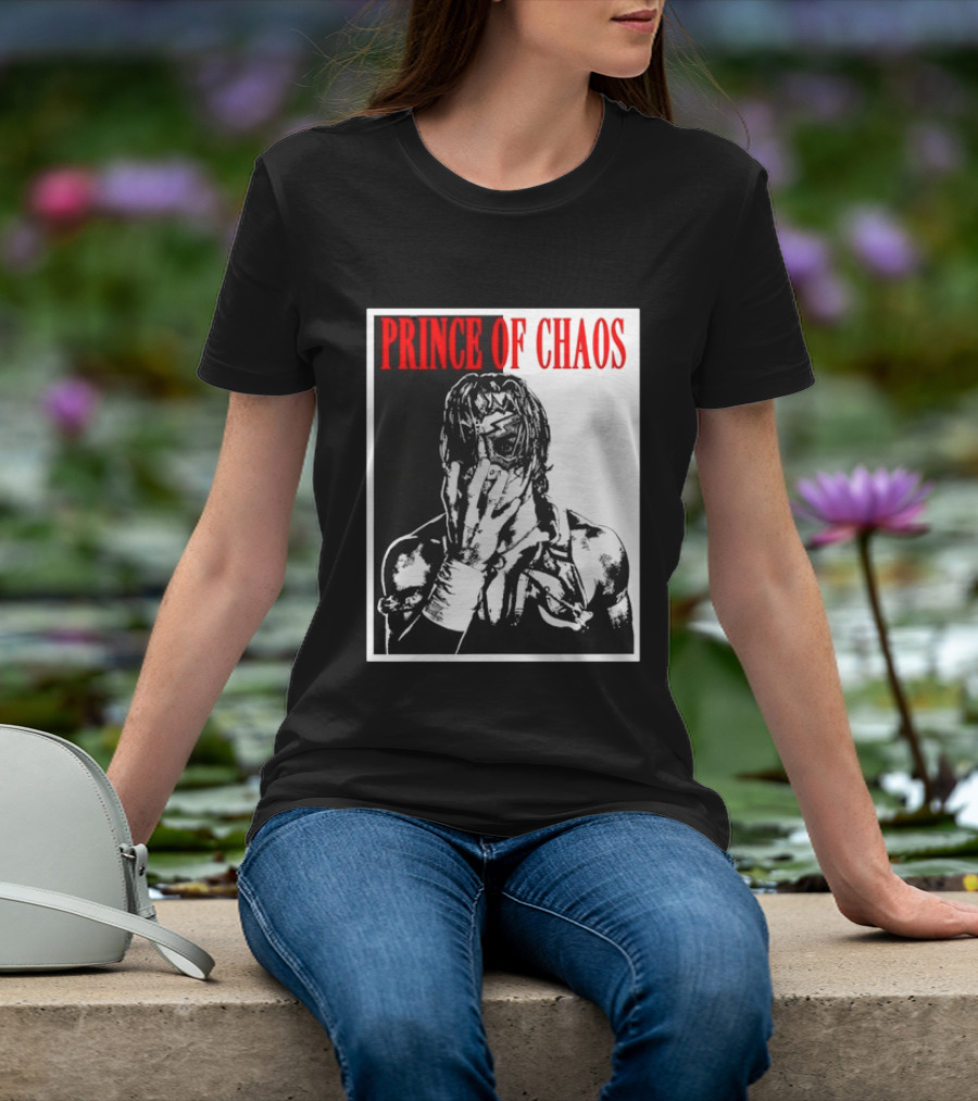 Shado Jr Prince Of Chaos Wrestling Lucha Libre Masked Wrestler T-Shirt