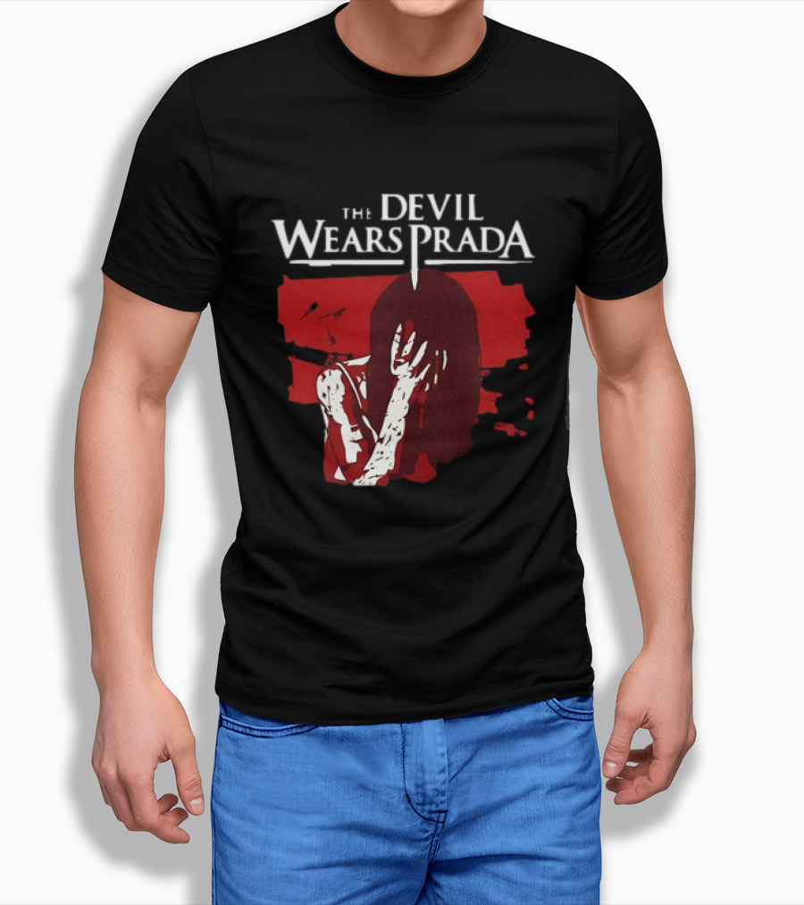 The Devil Wears Prada Crying Girl Red T-Shirt