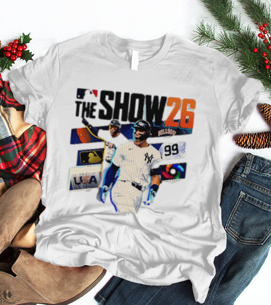 MLB The Show 26 Aaron Judge New York Yankees 99 USA T-Shirt