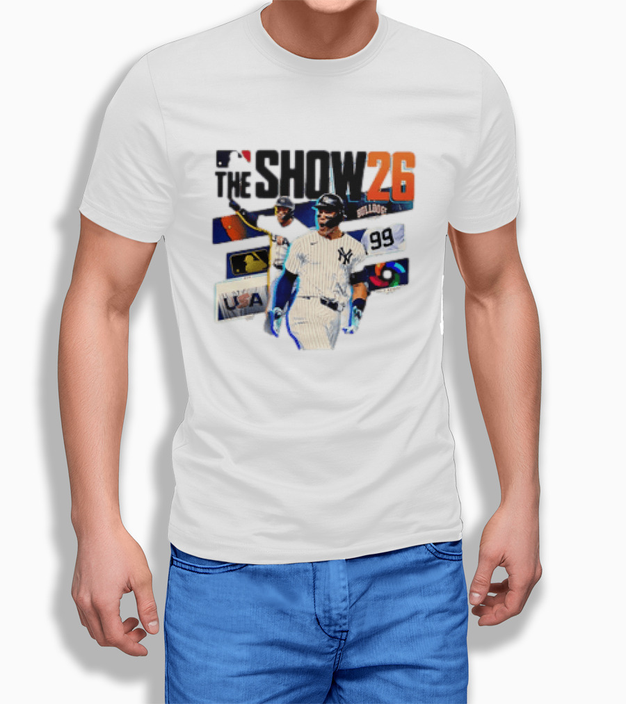 MLB The Show 26 Aaron Judge New York Yankees 99 USA T-Shirt