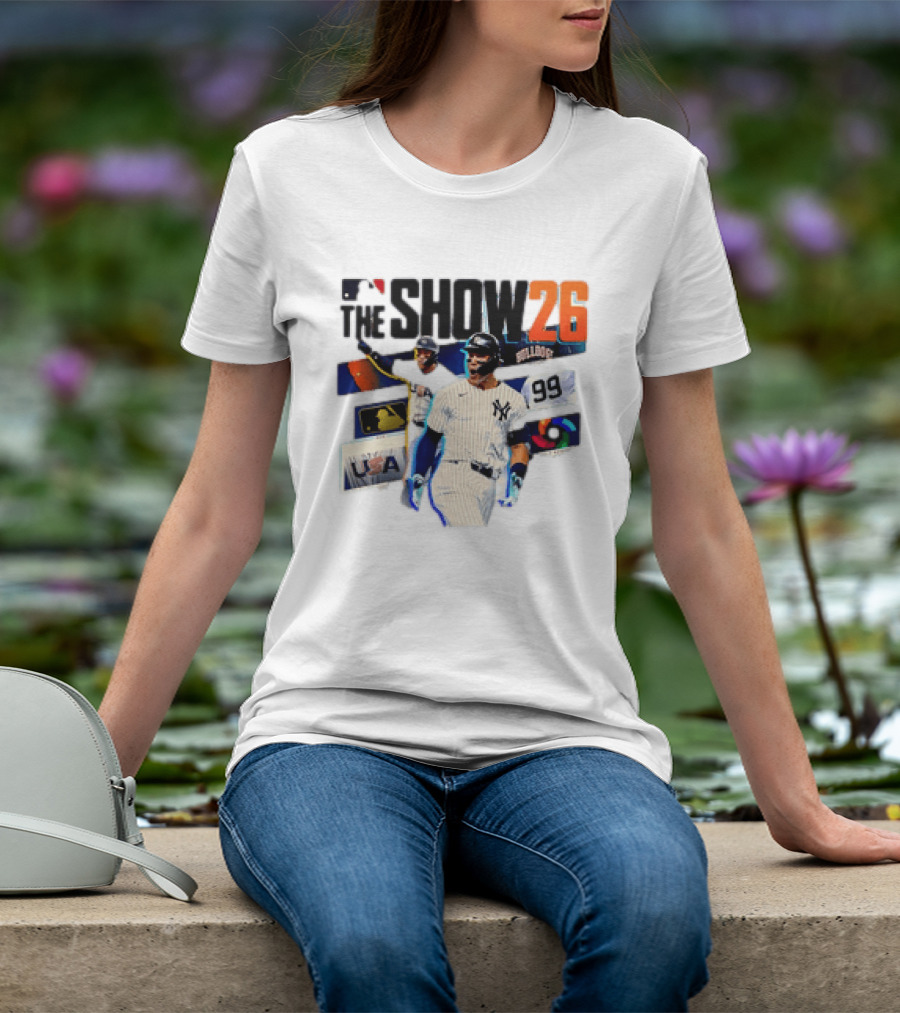 MLB The Show 26 Aaron Judge New York Yankees 99 USA T-Shirt