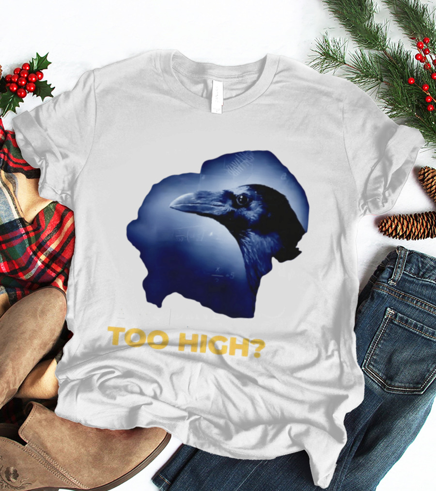 An IQ Too High Raven Sarcasm Meme T-Shirt