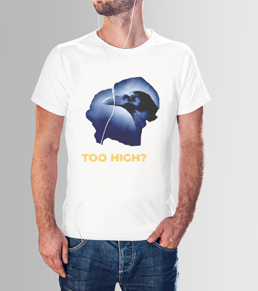 An IQ Too High Raven Sarcasm Meme T-Shirt