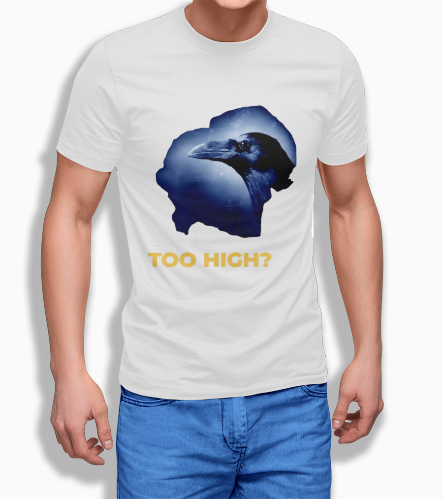 An IQ Too High Raven Sarcasm Meme T-Shirt