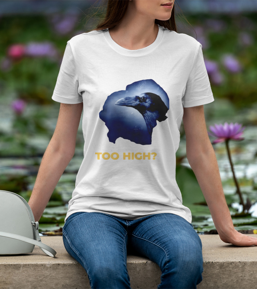 An IQ Too High Raven Sarcasm Meme T-Shirt