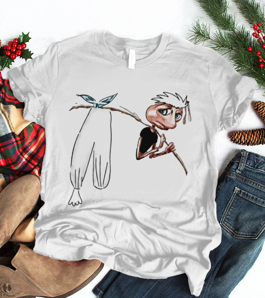 Go Jo Joe Biden Hobo Cartoon Character With Bindle And Pants T-Shirt
