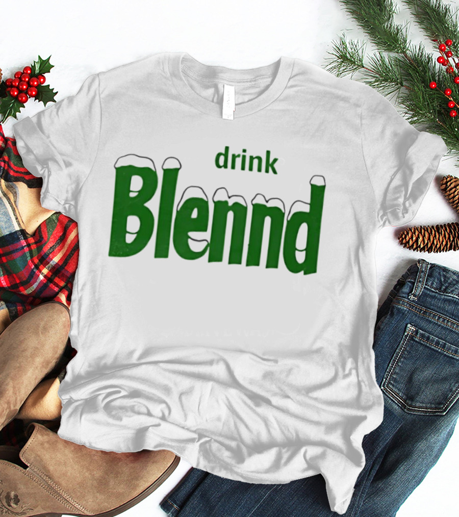 Refresh Your Routine Drink Blennd Green T-Shirt