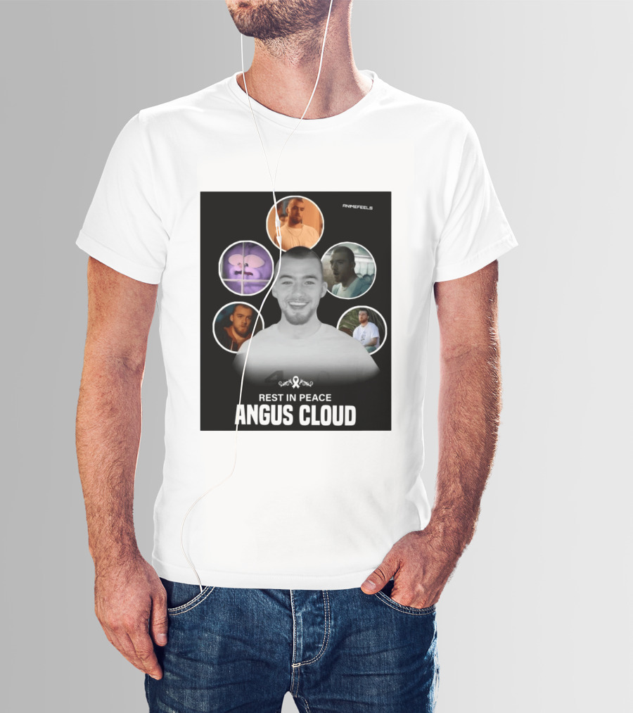 Angus Cloud Memorial Tribute AnimeFeels Rest In Peace T-Shirt