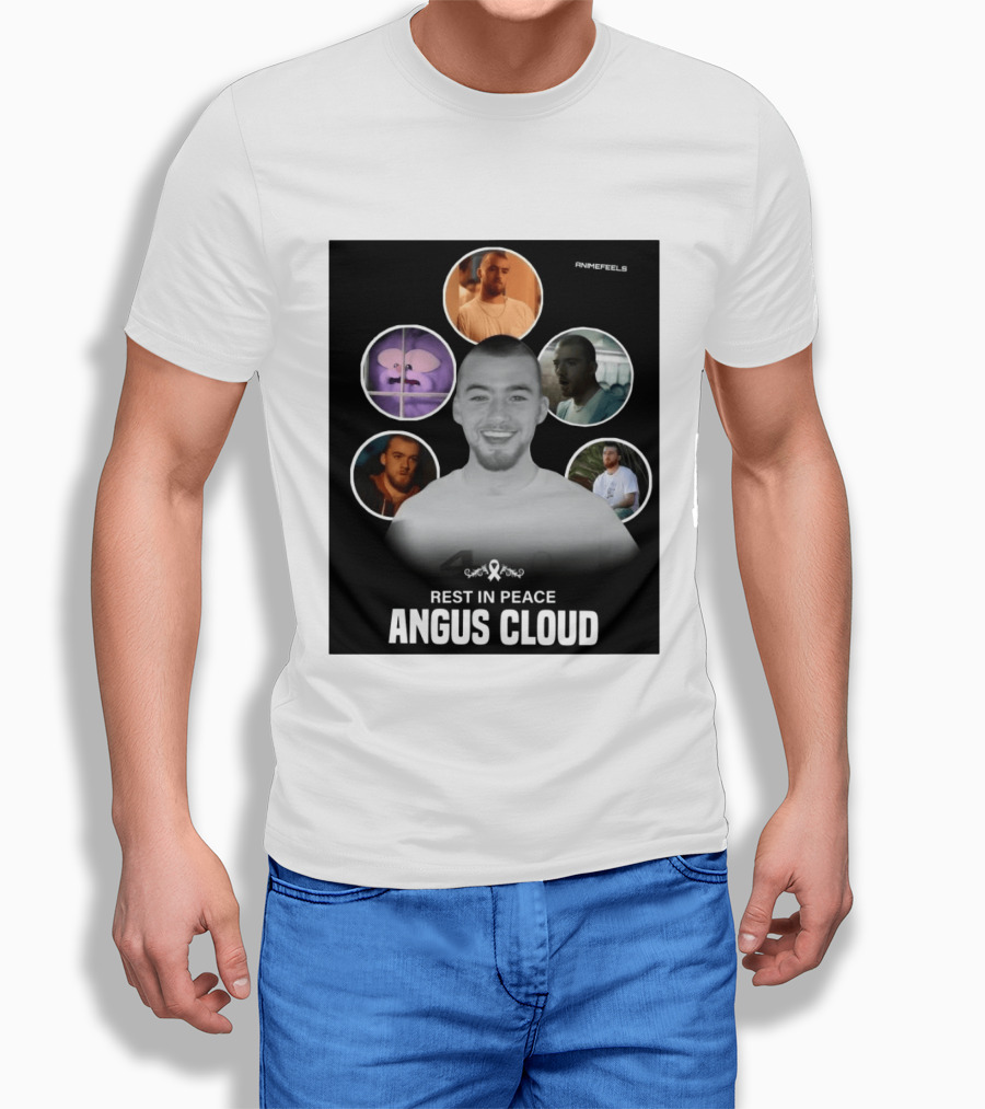 Angus Cloud Memorial Tribute AnimeFeels Rest In Peace T-Shirt