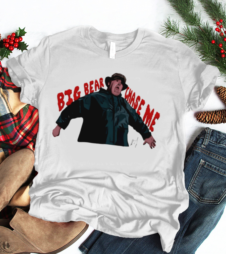 John Candy Big Bear Chase Me The Great Outdoors Movie Scene T-Shirt