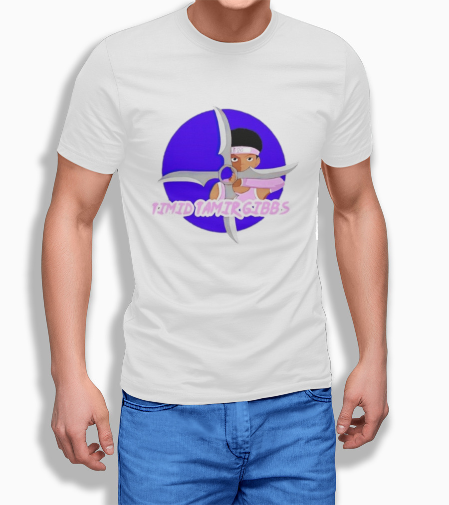 Timid Tamir Gibbs Windmill Shuriken Ninja T-Shirt