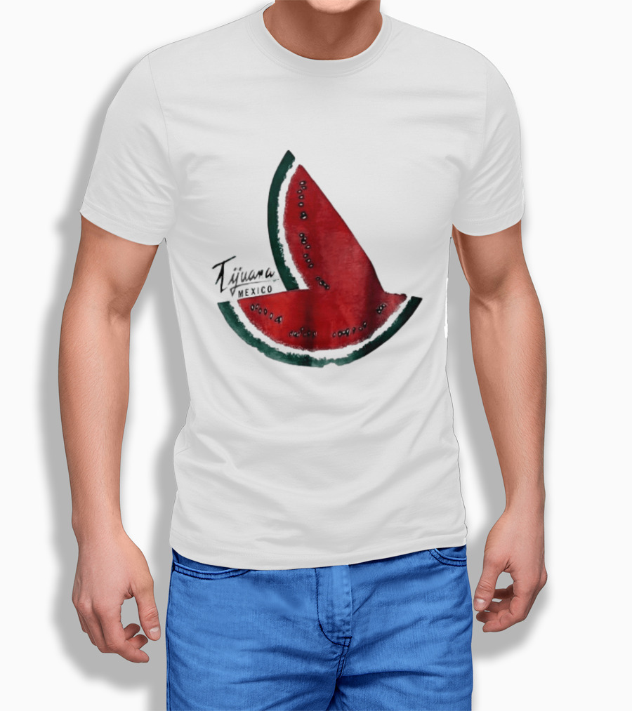Tijuana Mexico Watermelon Summer Snack Souvenir T-Shirt