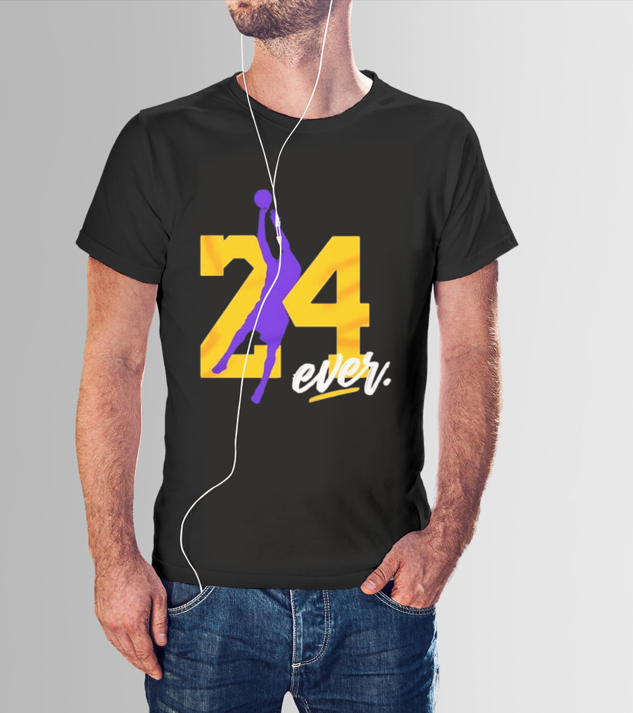 Kobe Bryant Los Angeles Lakers 24 Ever Basketball Legend T-Shirt