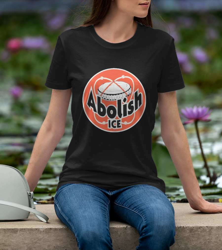 Abolish Ice Houston Astrodome Retro Baseball T-Shirt